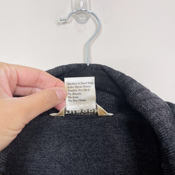 Exclusively Misook Cardigan Long Sleeve Sweater Heather Gray XSmall Petite XSP - Picture 9 of 9